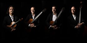 4 Männer mit ihren Instrumenten