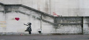 Banksy Mädchen mit Ballon