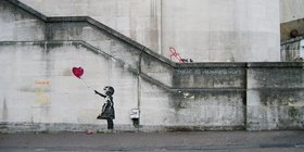 Banksy Mädchen mit Ballon