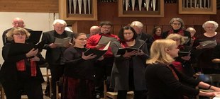 Chormitglieder ChorNet singend