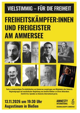 Freiheitskämpfer*innen und Freigeister am Ammersee Freiheitskämpfer*innen und Freigeister am Ammersee