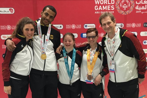 Medaillengewinner der Special Olympics 2019 in Abu Dhabi