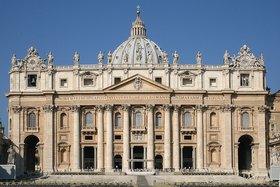 Frontansicht Petersdom