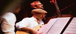 drei Musiker der Uni Big Band Stuttgart