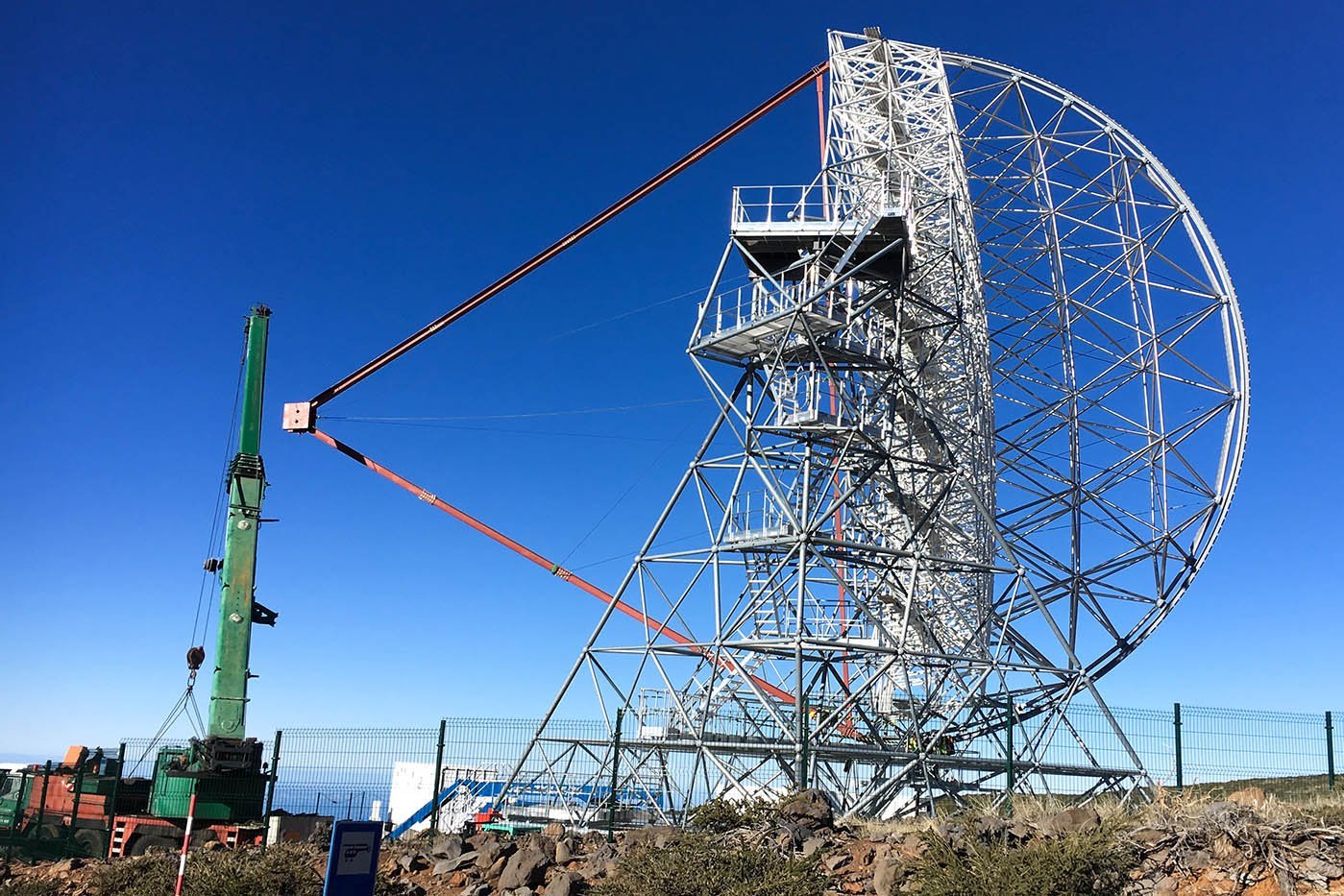 Baustelle des CTA-Projekts auf La Palma