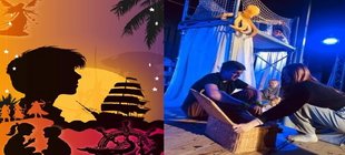 Schauspieler bei der Probe