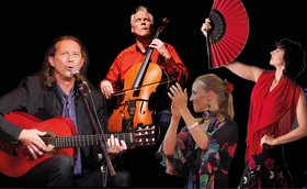 Musiker und Tänzerinnen