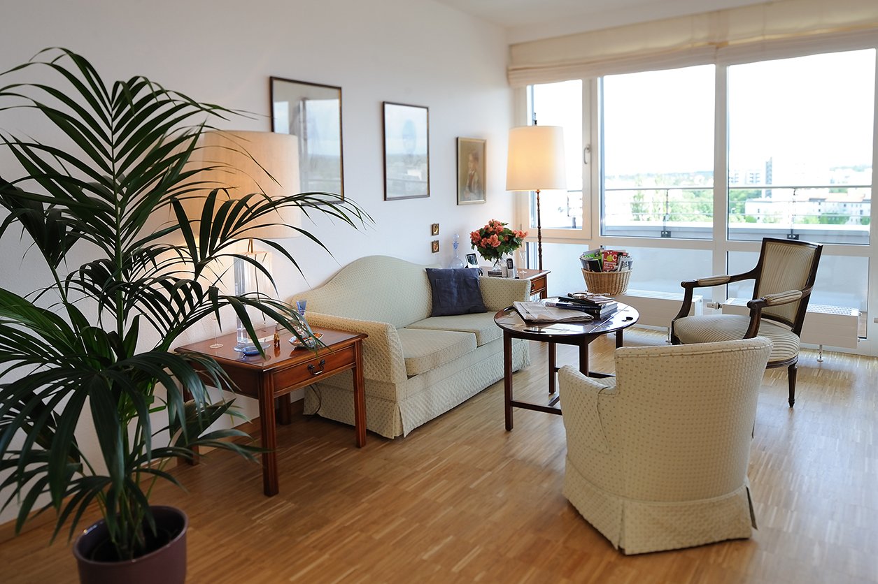 Die Wohnungen können individuell ausgestattet und mit eigenen Möbeln eingerichtet werden.