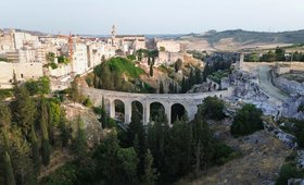 Aufnahme der Stadt Gravina in Puglia