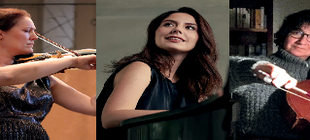 Andrea Schmiedinger, Violine Dörte Fistl, Cello Alina Bercu, Klavier