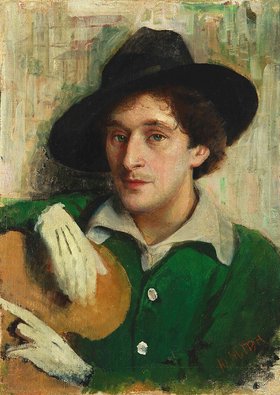Gezeichnetes Portrait von Marc Chagall 
