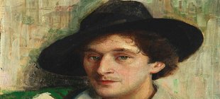 Gezeichnetes Portrait von Marc Chagall 