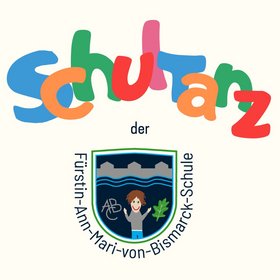 Schriftzug Schultanz und Logo der Schule Aumühle