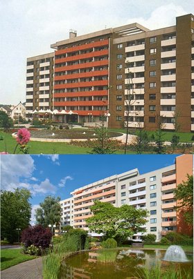 Altes und neues Foto Augustinum Detmold
