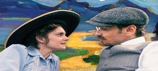 Film über das Künstlerpaar Münter und Kandinsky Doppelporträt Münter und Kandinsky sich anblickend
